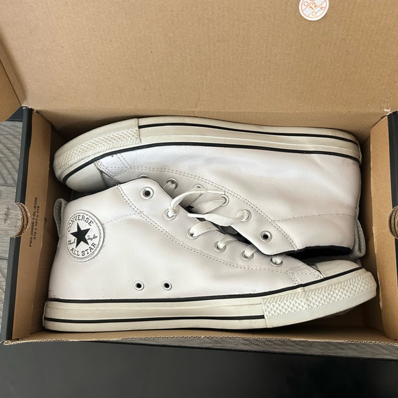 Converse all leather men’s size 11 - Picture 4 of 6